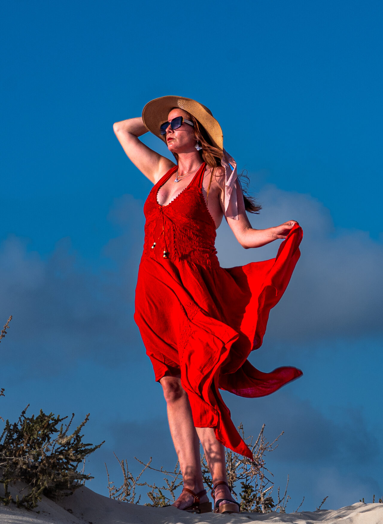 Fotografía boudoir en la bahía de Corralejo, Fuerteventura — Gurusphotographer